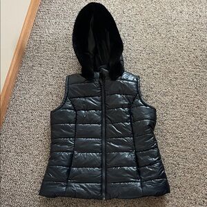 Colleen Lopez Black Quilted Vest